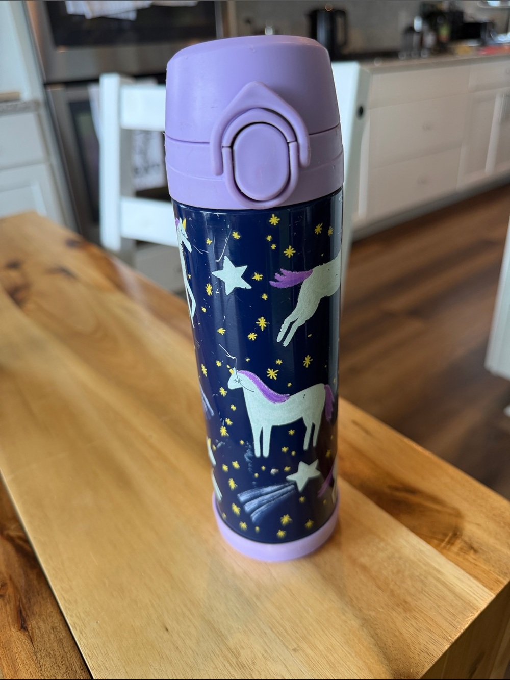 Pottery Barn Kids Unicorn Glow in the Dark - Water Bottle